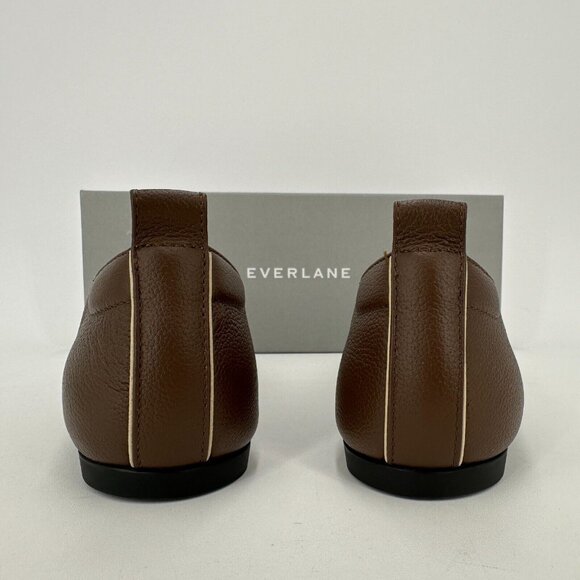 Everlane The Italian Leather Day Glove Flats in Cocoa Brown size 11 Women's NIB - Picture 3 of 6